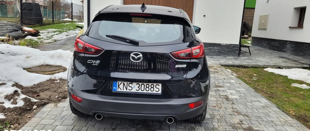 Mazda CX-3 cena 72900 przebieg: 33726, rok produkcji 2019 z Dąbrowa Górnicza małe 92